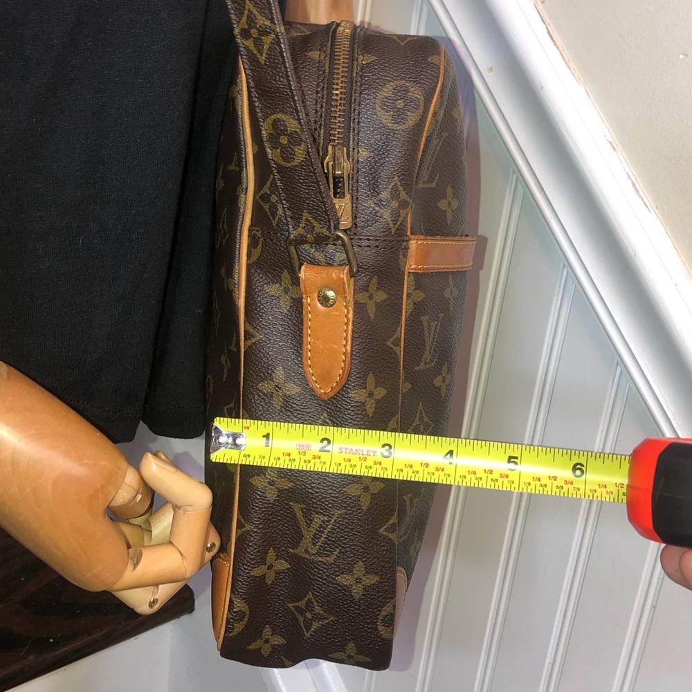 LOUIS VUITTON DANUBE MM Monogram Tote Crossbody Shoulder Strap Authentic SL873 - Picture 16 of 17